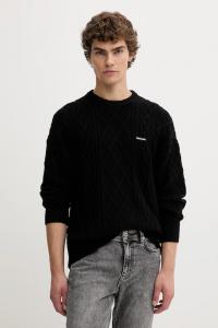 Свитер из смесовой шерсти Guess Jeans, черный