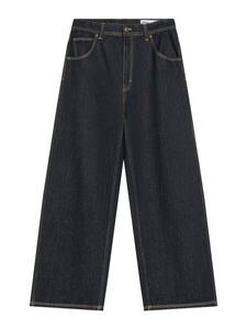 Bershka Багги джинсы в цвете navy