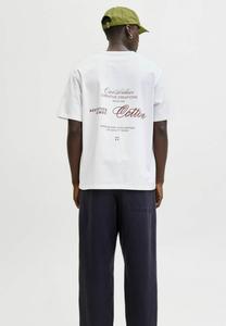 Футболка Jack & Jones Print T-shirt, Bright White/Off-White