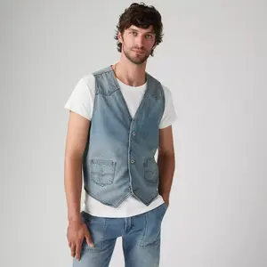 Жилет из денима Mission Levi's, цвет Howdy Parnter - Medium Wash