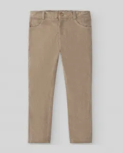 Длинные вельветовые брюки коллекции Esencial Paz Rodríguez, бежевый