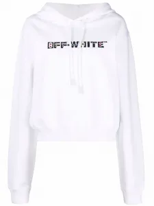 Худи с логотипом OFF-WHITE, белый