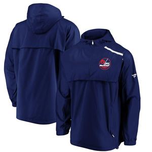 Мужская синяя куртка с молнией во всю длину Winnipeg Jets с альтернативным логотипом Rinkside Mock Fanatics