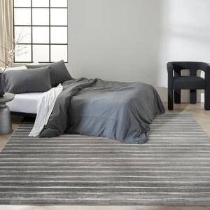 Ковер Calvin Klein CK011 Verdant Charcoal Ivory 7'10" x 9'10" - легко чистится, не линяет