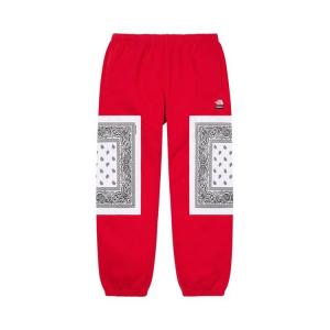 Спортивные брюки Supreme x The North Face Bandana Sweatpant, красный