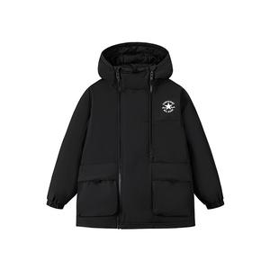 Детская пуховая куртка с капюшоном Moderate Converse, jet черный