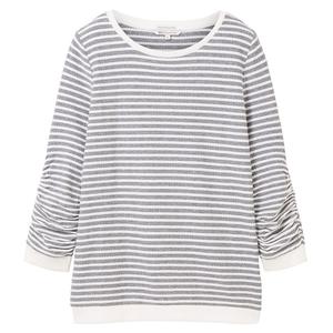 Толстовка Tom Tailor 1039980 Striped Jacquard, серый