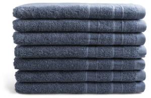 Гостевое полотенце DoubleDryset Hotel (6 шт), 30x1x50 см, синий