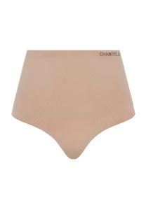 Женские трусы Smooth Comfort с высокой талией и логотипом CHANTELLE, цвет Clay Nude