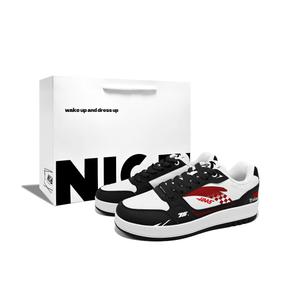 Оригинальные 2 амортизация, износостойкие низкие кроссовки для скейтбординга унисекс white ANTA, черный