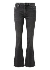 QS Джинсы-клеш 'Catie' в сером цвете