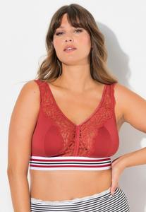 Бюстье Ulla Popken STRIPE, Salsa/Red