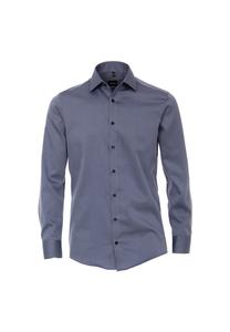 Мужская деловая рубашка однотонного современного кроя Venti, цвет Sattes Dunkelblau