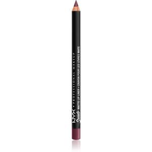 NYX Professional Makeup Suede Matte Lip Liner матовый карандаш для губ оттенок 35 «Чернослив» 1 г