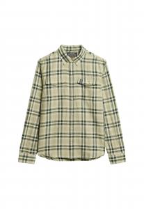 Superdry & Co Рубашка на пуговицах Regular fit 'The Merchant Store' в цвете хаки, Fir