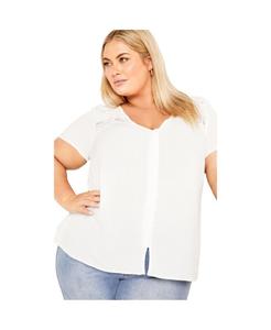 Женский кружевной топ Sia AVENUE, Ivory