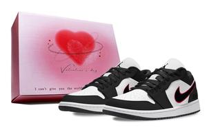 Jordan Кроссовки Air 1 Vintage Unisex низкие Black Red