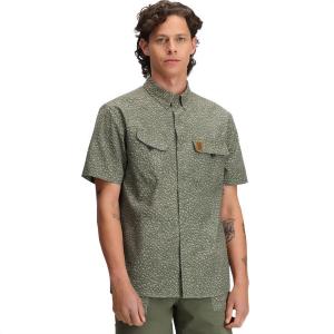 Ретро речная рубашка с коротким рукавом Topo Designs, цвет crackle beetle