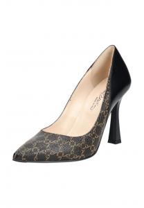 Туфли из кожи/текстиля Nerogiardini, цвет moro