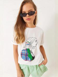 Bianco Lucci Футболка в белом цвете