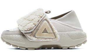 Дышащие износостойкие противоскользящие повседневные туфли низкие женские бежево-серые PEAK