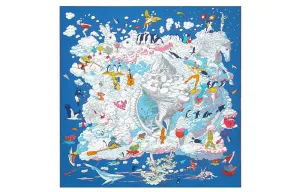 HERMES Шёлковый шарф Multicolor, Multicolor