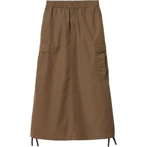Карго-юбка макси Carhartt WIP, коричневый