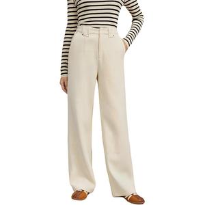 Повседневные брюки женские Moderate Straight Fit ELLE, экрю