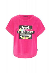 Футболка с принтом NO SIGNAL CHIEMSEE, цвет Beetroot Purple