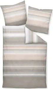 Комплект постельного белья Janine Design Mako-Satin Moments 98079, цвет Taupe Coral-07, размер 155x220+80x80 см Original Janine