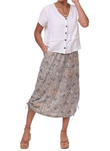 Топ Elle в белом цвете Tulip Clothing, белый