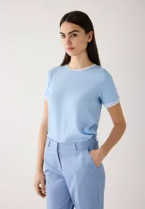 Базовая футболка mit kontrastabschlüssen More & More, Skyblue