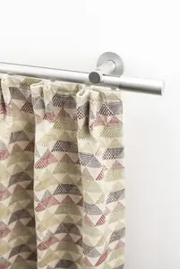 Карниз для штор GARESA "EASY", 1 направляющая, желаемая длина, внутренняя направляющая комплекта штор, выдвижная, настенный монтаж, алюминий 53х480 см, Ø 20 мм, цвет silberfarben