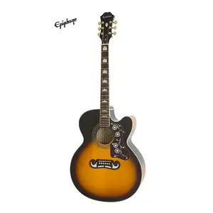 Электроакустическая гитара Epiphone J-200 EC Studio - Винтажный санберст