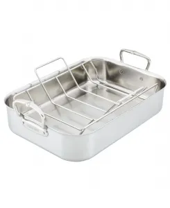 Форма для запекания Provisions Classic Clad Small Roaster with Rect Hestan, нержавеющая сталь