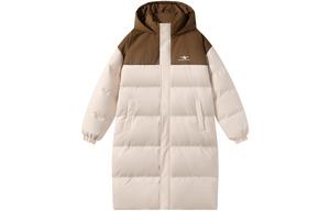 SIMPLE RIMLESS Пуховик SRME Unisex, Brown & Apricot