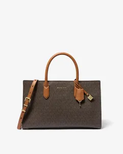 Сумочка-ранец Scarlett с принтом через плечо Michael Michael Kors, темно-коричневый