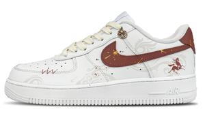 Nike Кроссовки для скейтбординга низкие Unisex Leather Bright Color Coverage White Red