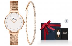 DW/DanielWellington Часы Daniel Wellington Petite Melrose Lumine 28mm, Custom Box, Watch & Bracelet