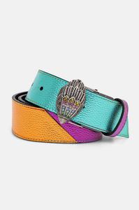 Двусторонний кожаный ремень Kurt Geiger London, мультиколор