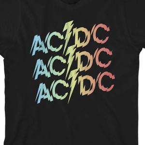 Футболка с рисунком рок-группы AC/DC для мальчиков 8–20 лет Licensed Character