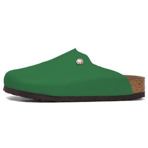 Khadgar Унисекс тапочки с закрытым носком на подошве из пробки EVA зеленые, цвет Green