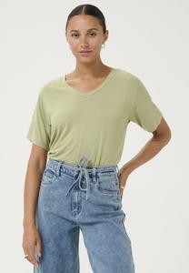 Базовая футболка KAFRIDA - Blouse Kaffe, зеленый