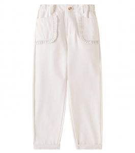 Жозефина хлопковые и льняные брюки Donsje, White Sand Melange