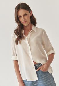 Блузка на пуговицах ISLA TATUUM, кремовый