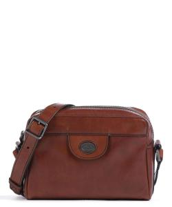 Сумка через плечо Fabio из мелкозернистой яловой кожи. The Bridge, коричневый