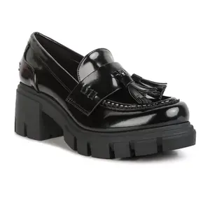Женские лоферы Jonah на массивной подошве London Rag, черный