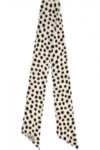 Chloé Бандо-Шарф Off-White & black 'the chloé' в горошек