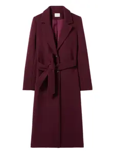 Пальто с поясом Claudie Pierlot, красный