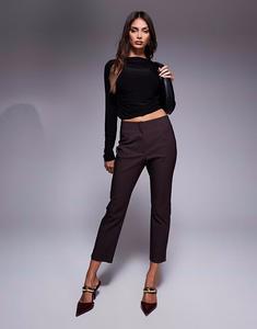 Капри в тонкую полоску коричневого цвета River Island